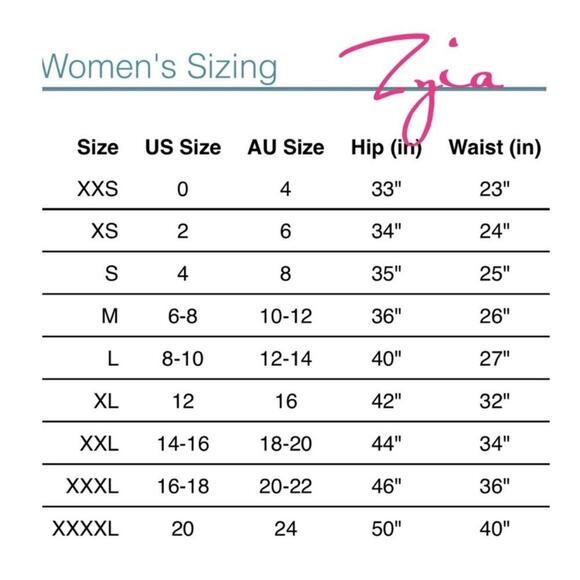 Zyia Black Watercolor Ombre Summit Hi-Rise 7/8 Leggings Sz.16-18 NWT - Picture 11 of 11